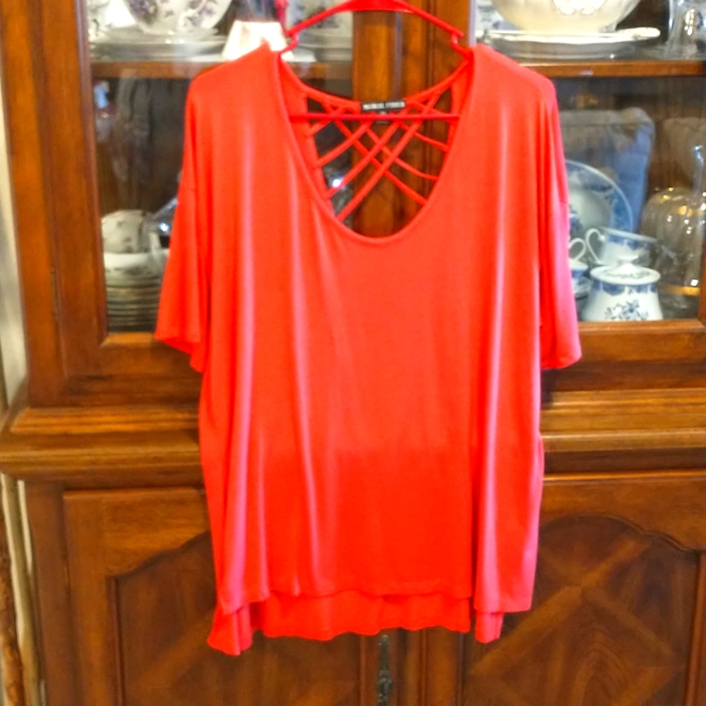 Moral Fiber blouse 3X but fits like 2X